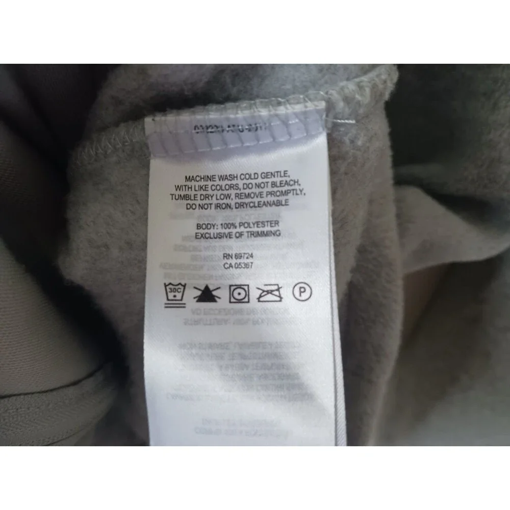 Columbia Fleece Jacket Womens Size M Light Gray Full Zip Outdoor Coat Pockets - Picture 5 of 6